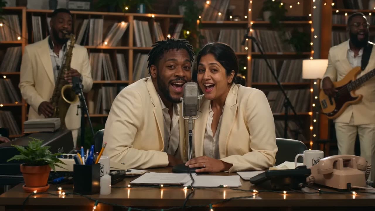 Duo Outstanding Tiny Desk AI video from two portraits
